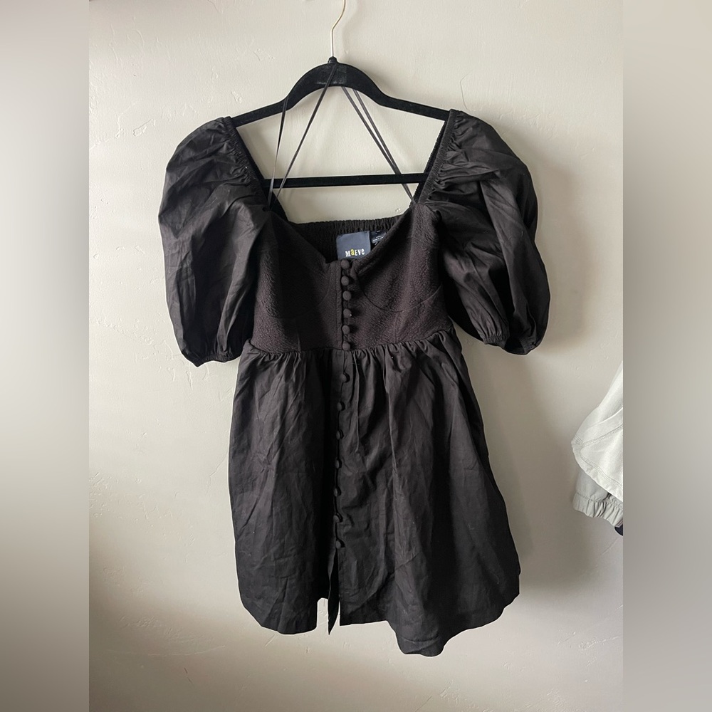 NWT Maeve by Anthropologie Puff-Sleeved Sweetheart Mini Dress - Picture 5 of 13